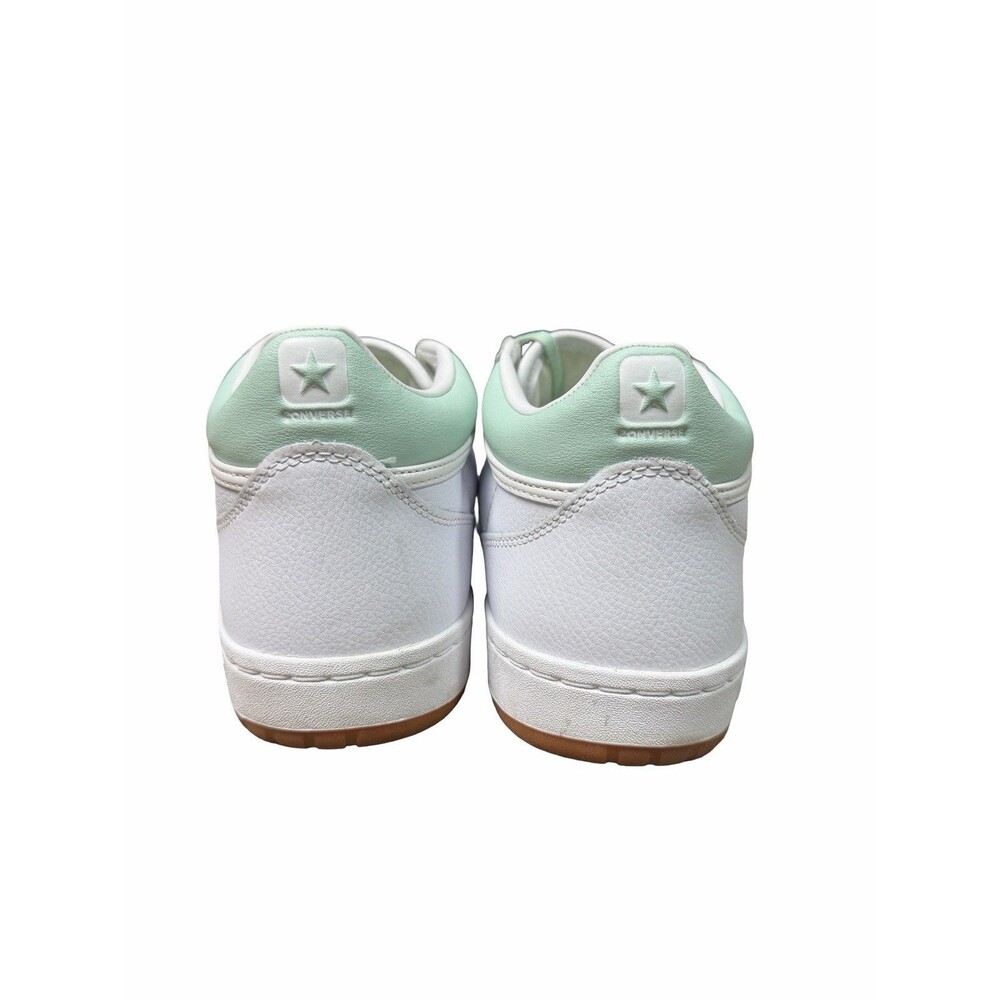 Converse Cons Fastbreak Pro Leather Mid Men’s 10.5 White Light Green Sneakers - Picture 5 of 11
